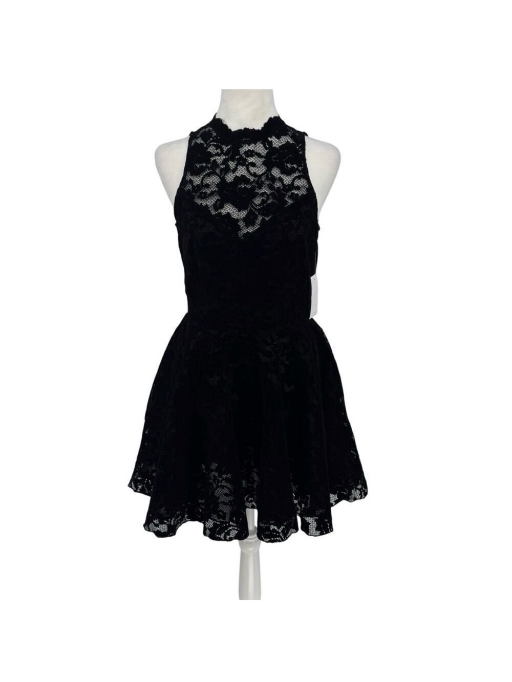 SAYLOR “Zosia” Black Lace Dress